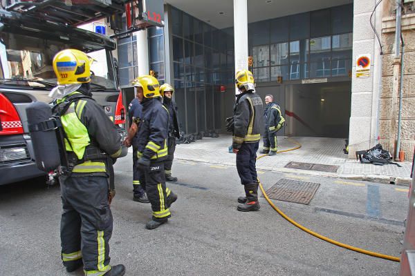 Incendio en un parking del centro de Palma – Palma Centro
